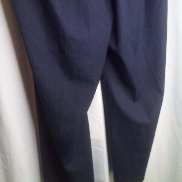 Liz Claiborne Pants 14P 14 Petite Anissa Straight Leg Blue - Picture 14 of 16